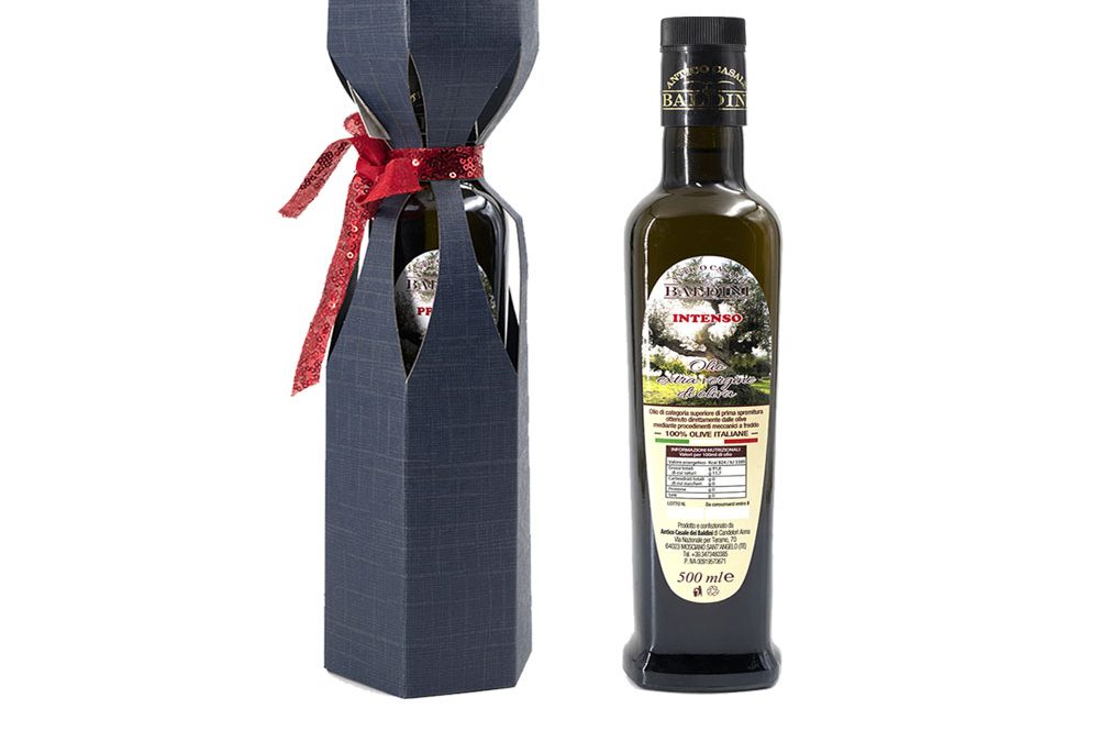 Sacco – 1 Bottiglia – Olio Extravergine di Oliva – Confezioni: da 500 ml – Tipologie: Condimento, Delicato, Forte
